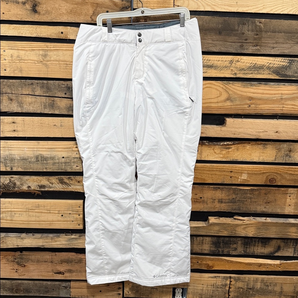 Columbia Women's White Modern Mountain
2.0 Snow Pants Size Large